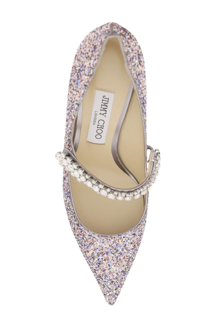 Bing 65 Pumps With Glitter And Crystals - Jimmy Choo - Women