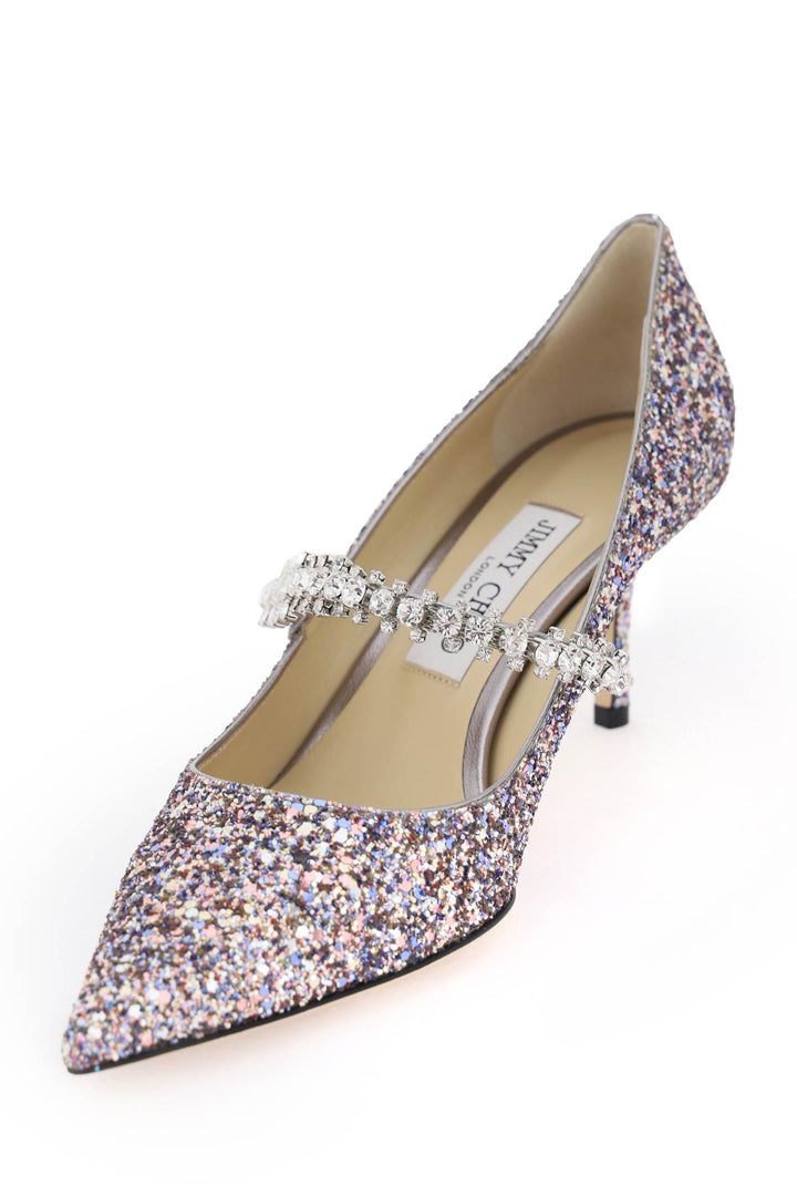 Bing 65 Pumps With Glitter And Crystals - Jimmy Choo - Women