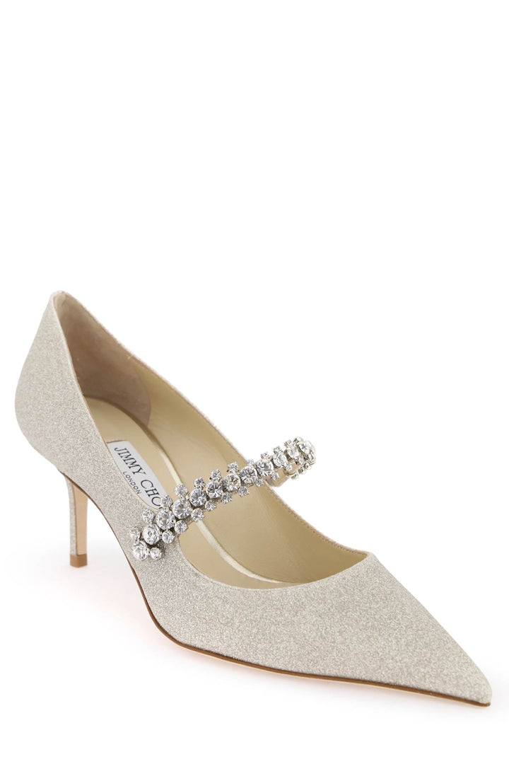 Bing 65 Pumps With Glitter And Crystals - Jimmy Choo - Women