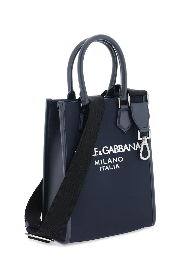 Small Nylon Tote Bag With Logo - Dolce & Gabbana - Men