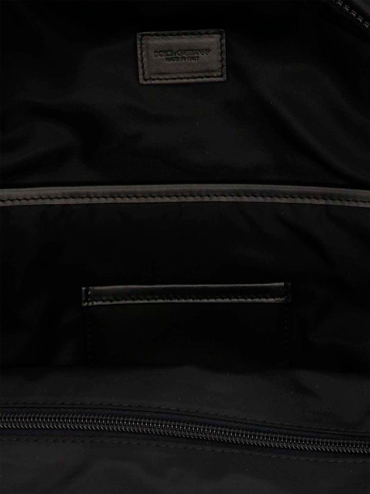 Logo Nylon Backpack Backpacks Black