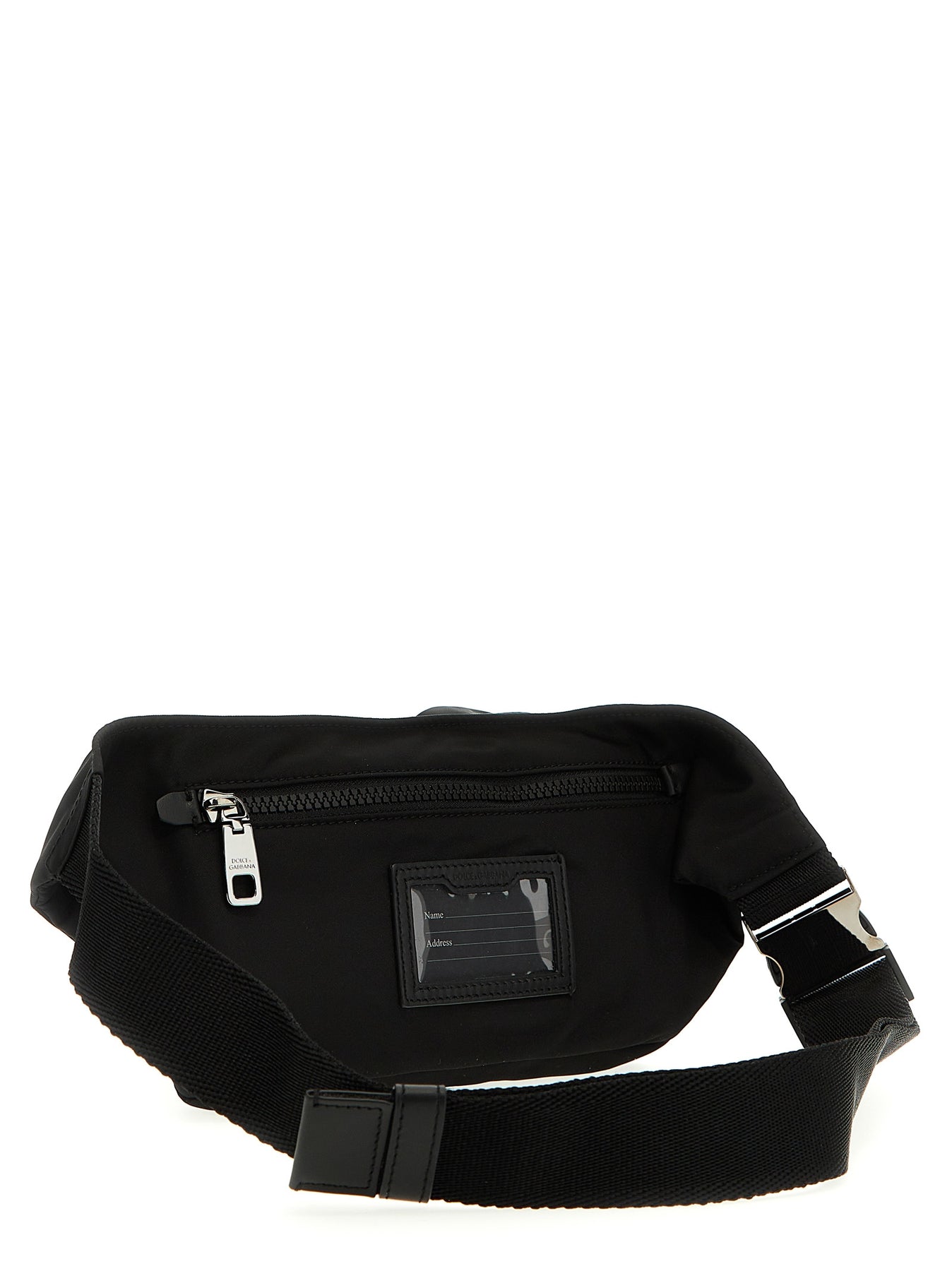 Shop Dolce & Gabbana Logo Fanny Pack Crossbody Bags Black