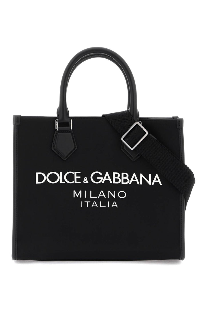 Nylon Small Tote Bag - Dolce & Gabbana - Men