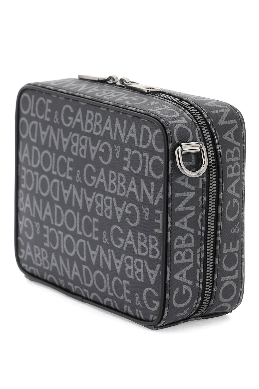 Coated Jacquard Messenger Bag - Dolce & Gabbana - Men