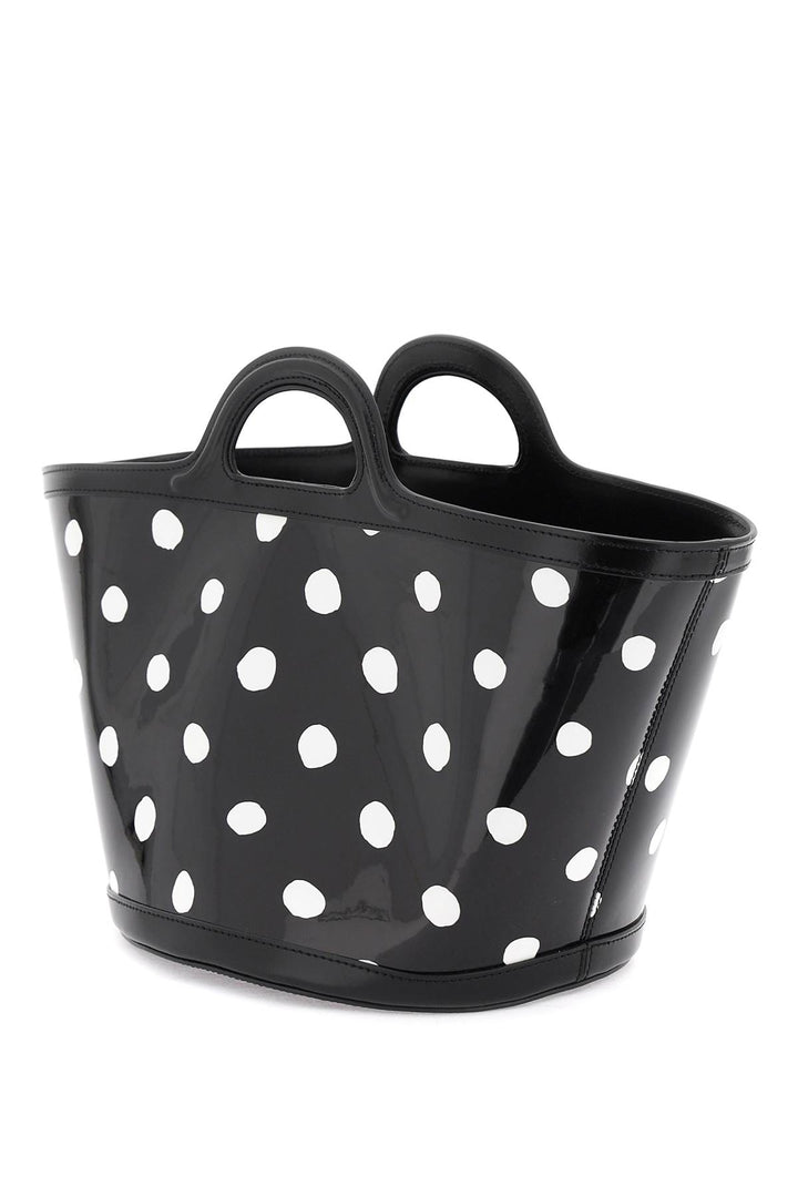 Patent Leather Tropicalia Bucket Bag With Polka Dot Pattern - Marni - Women