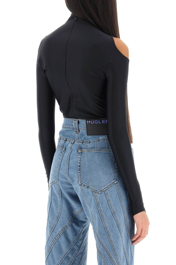 Long Sleeve Illusion Bodysuit - Mugler - Women