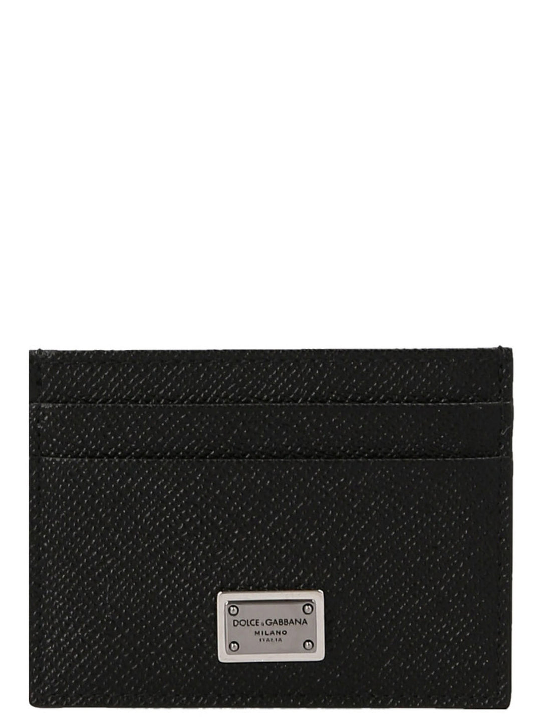 Logo Tag Card Holder Wallets, Card Holders Black