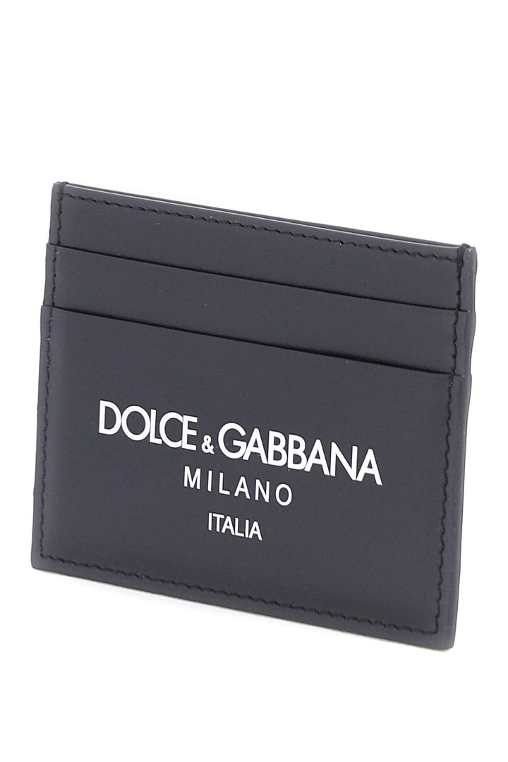 Logo Leather Cardholder - Dolce & Gabbana - Men