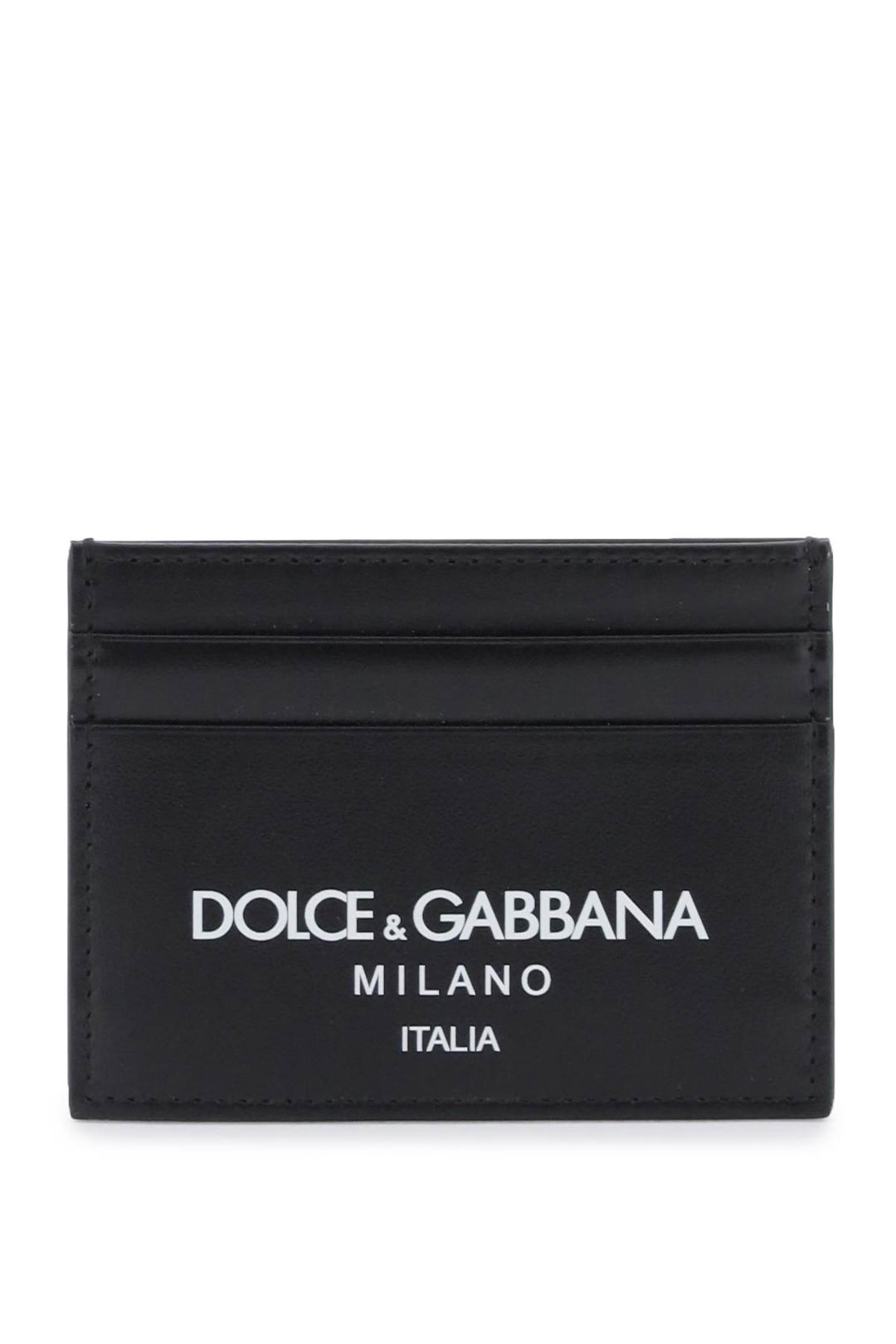 Logo Leather Cardholder - Dolce & Gabbana - Men