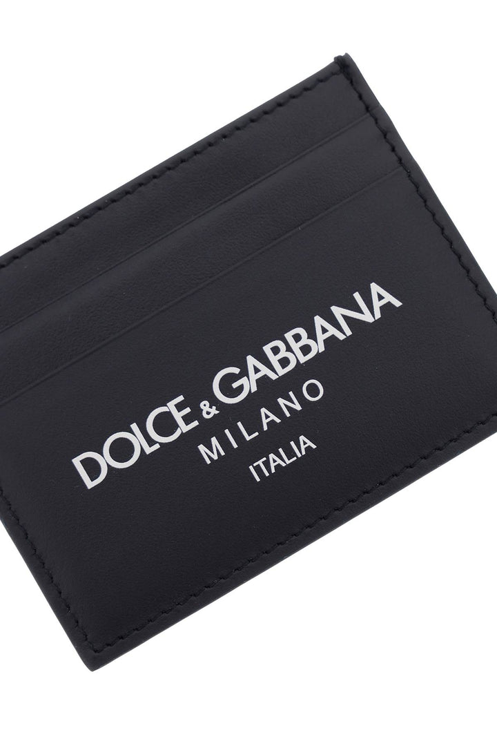 Logo Leather Cardholder - Dolce & Gabbana - Men