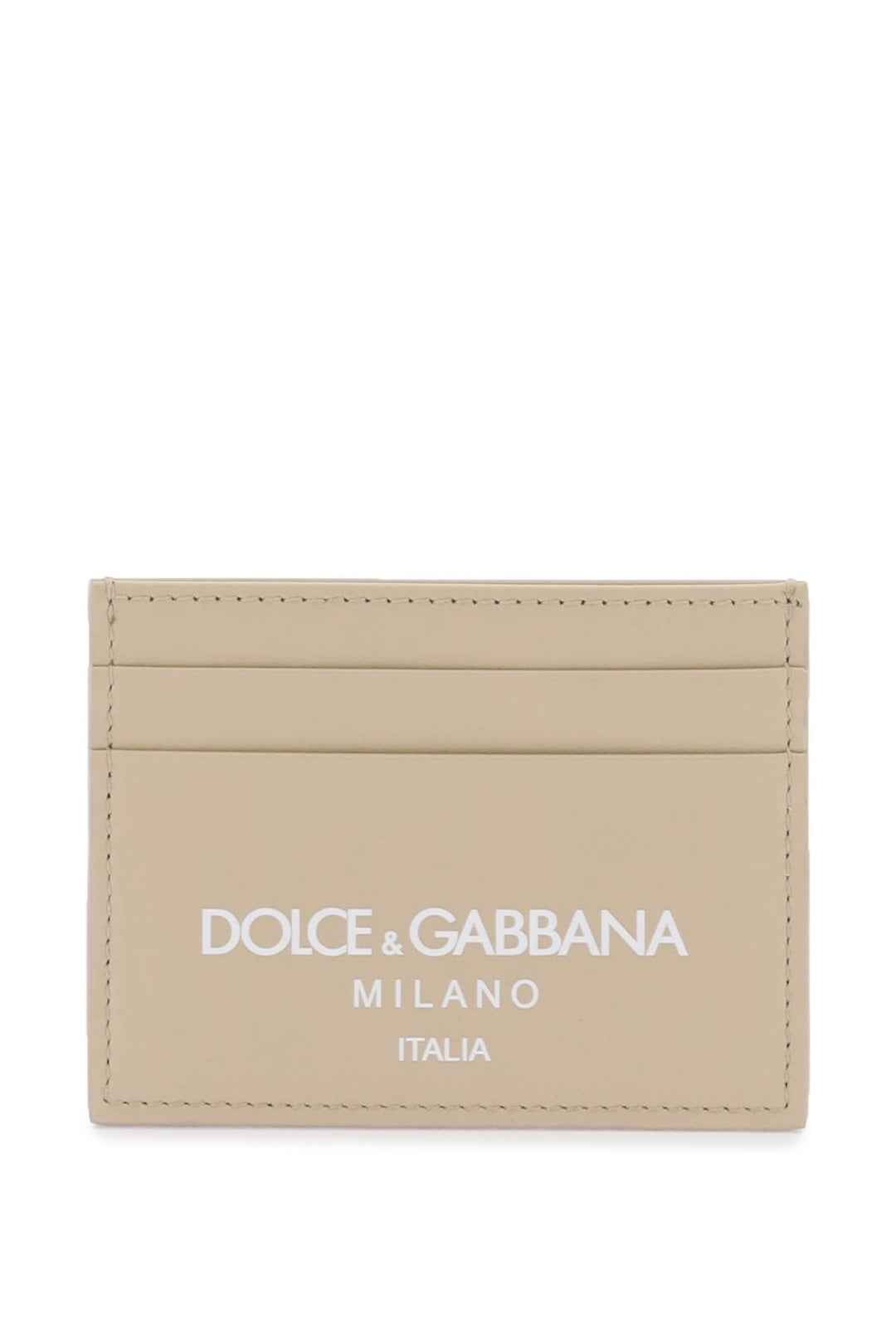 Logo Leather Cardholder - Dolce & Gabbana - Men