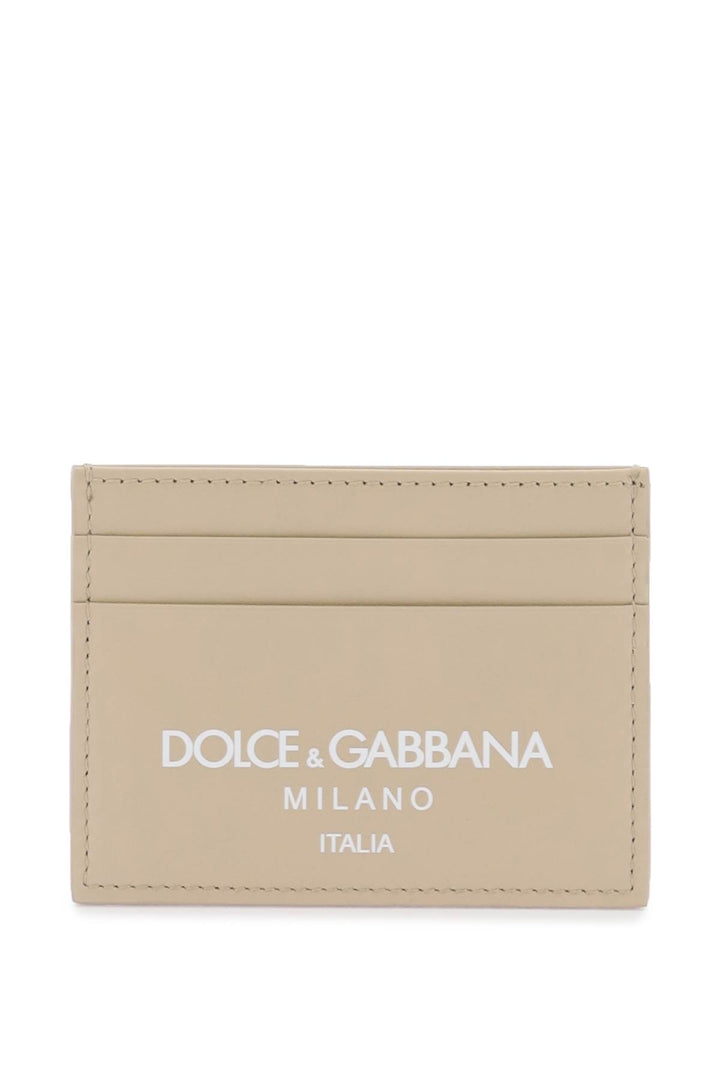 Logo Leather Cardholder - Dolce & Gabbana - Men