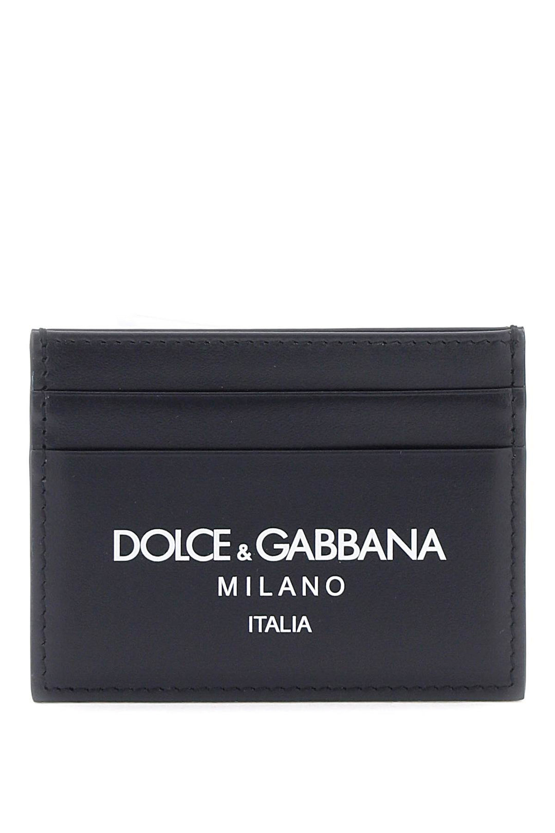 Logo Leather Cardholder - Dolce & Gabbana - Men