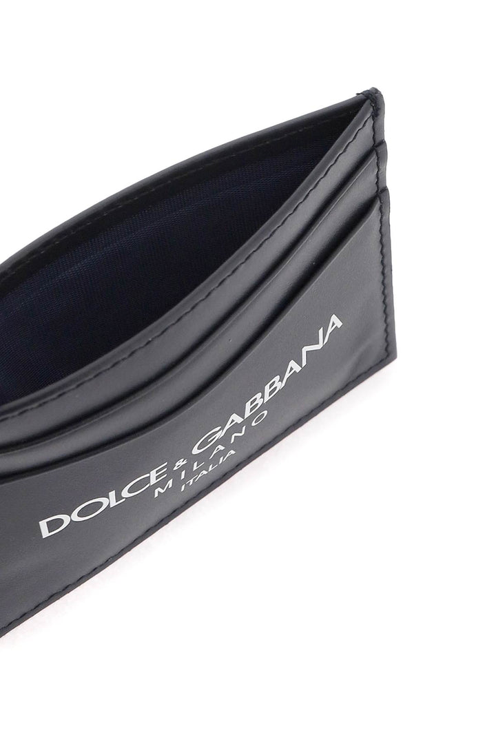 Logo Leather Cardholder - Dolce & Gabbana - Men