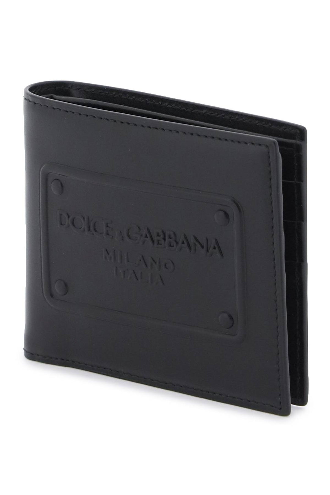 Leather Bi Fold Wallet - Dolce & Gabbana - Men