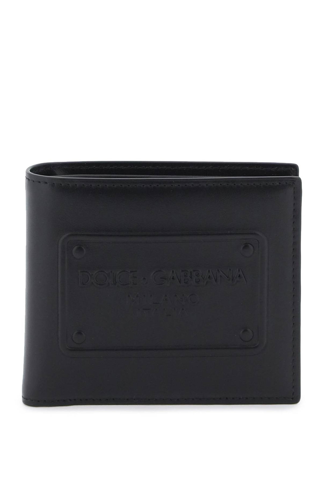 Leather Bi Fold Wallet - Dolce & Gabbana - Men