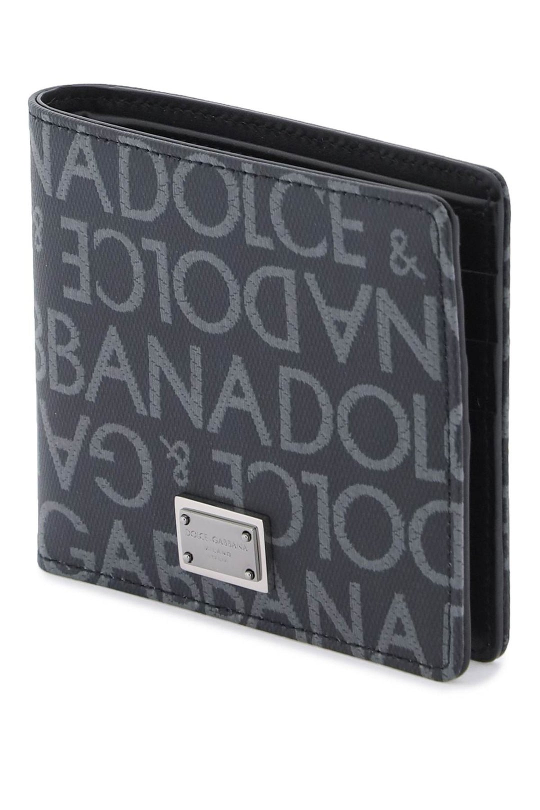 Jacquard Logo Wallet - Dolce & Gabbana - Men