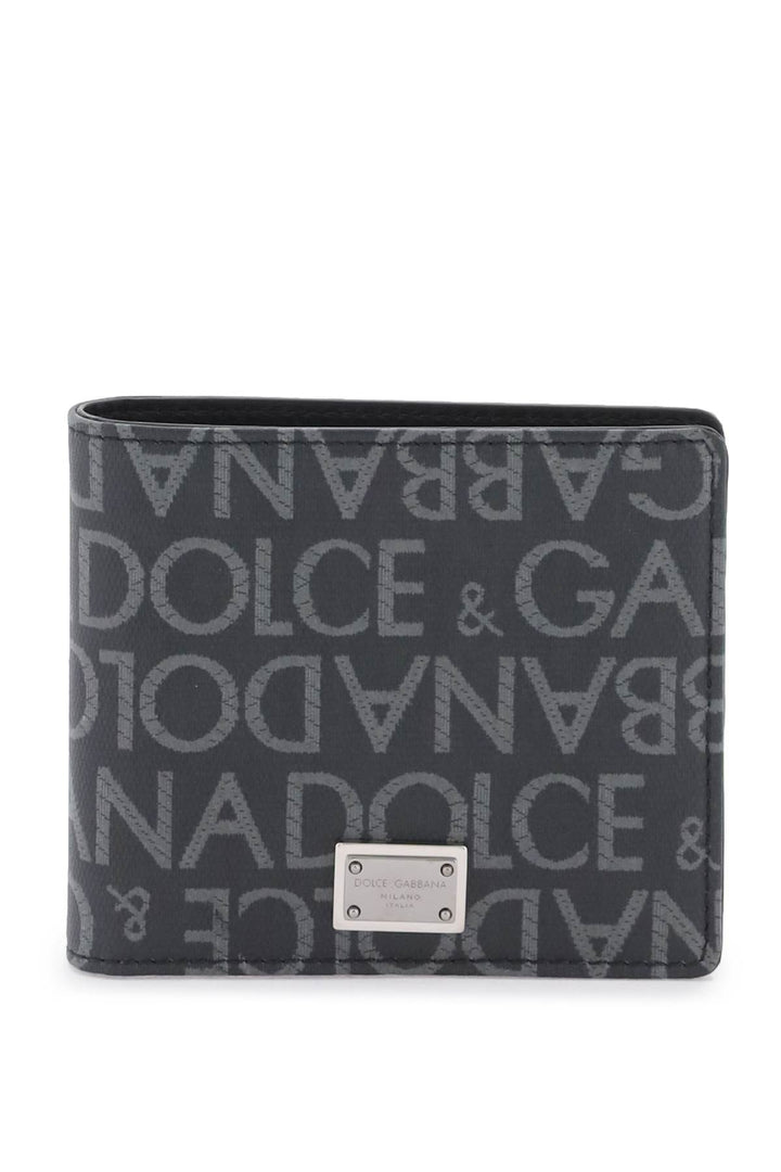 Jacquard Logo Wallet - Dolce & Gabbana - Men