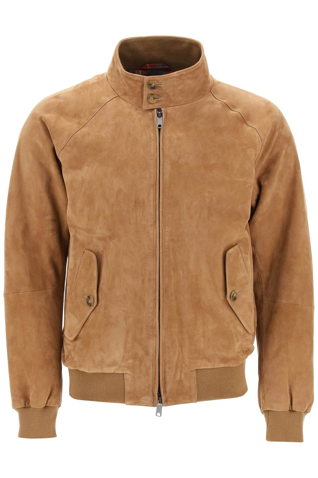 Giacca G9 Harrington In Pelle Scamosciata - Baracuta - Men