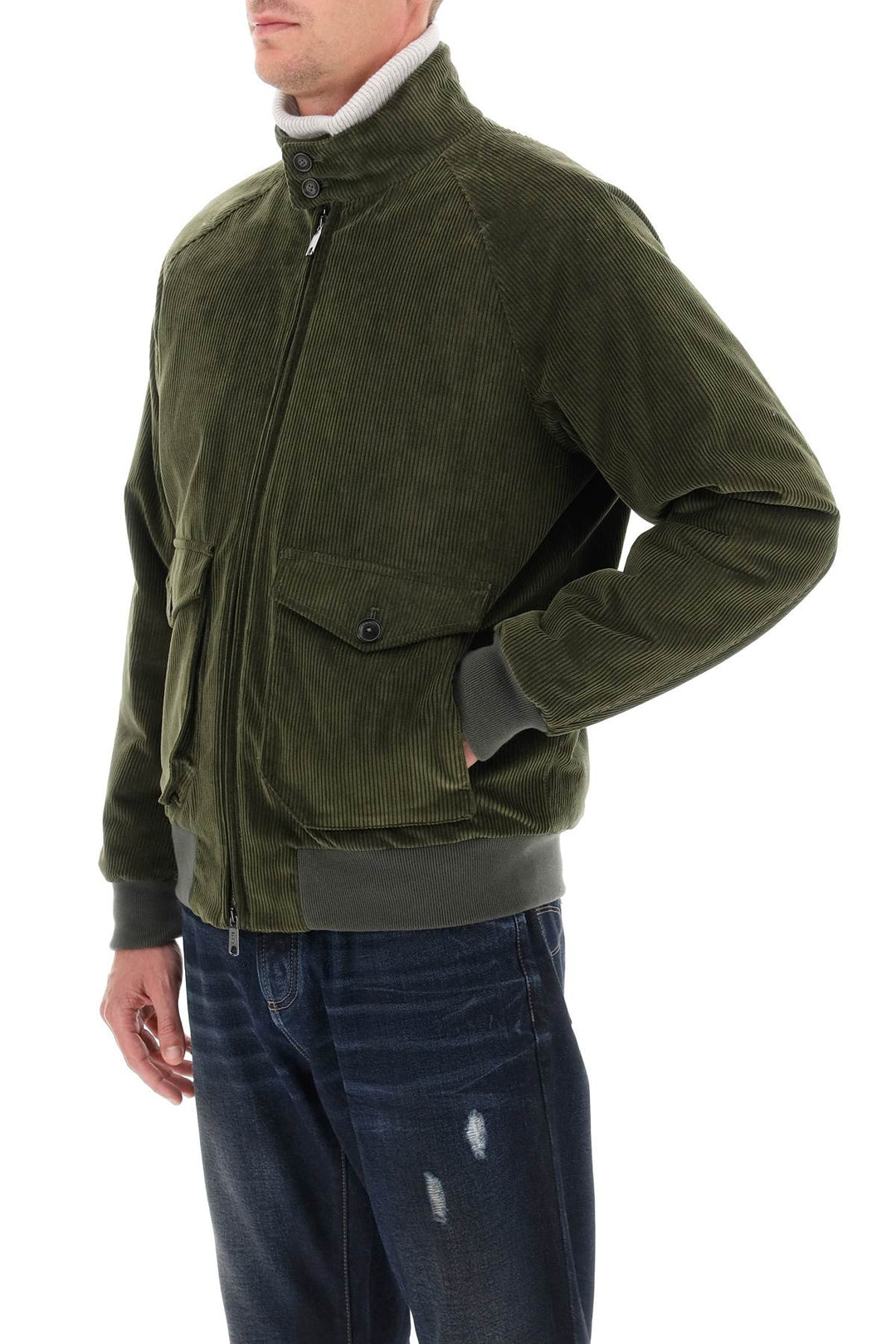 G9 Pocket Bomber Jacket In Corduroy - Baracuta - Men