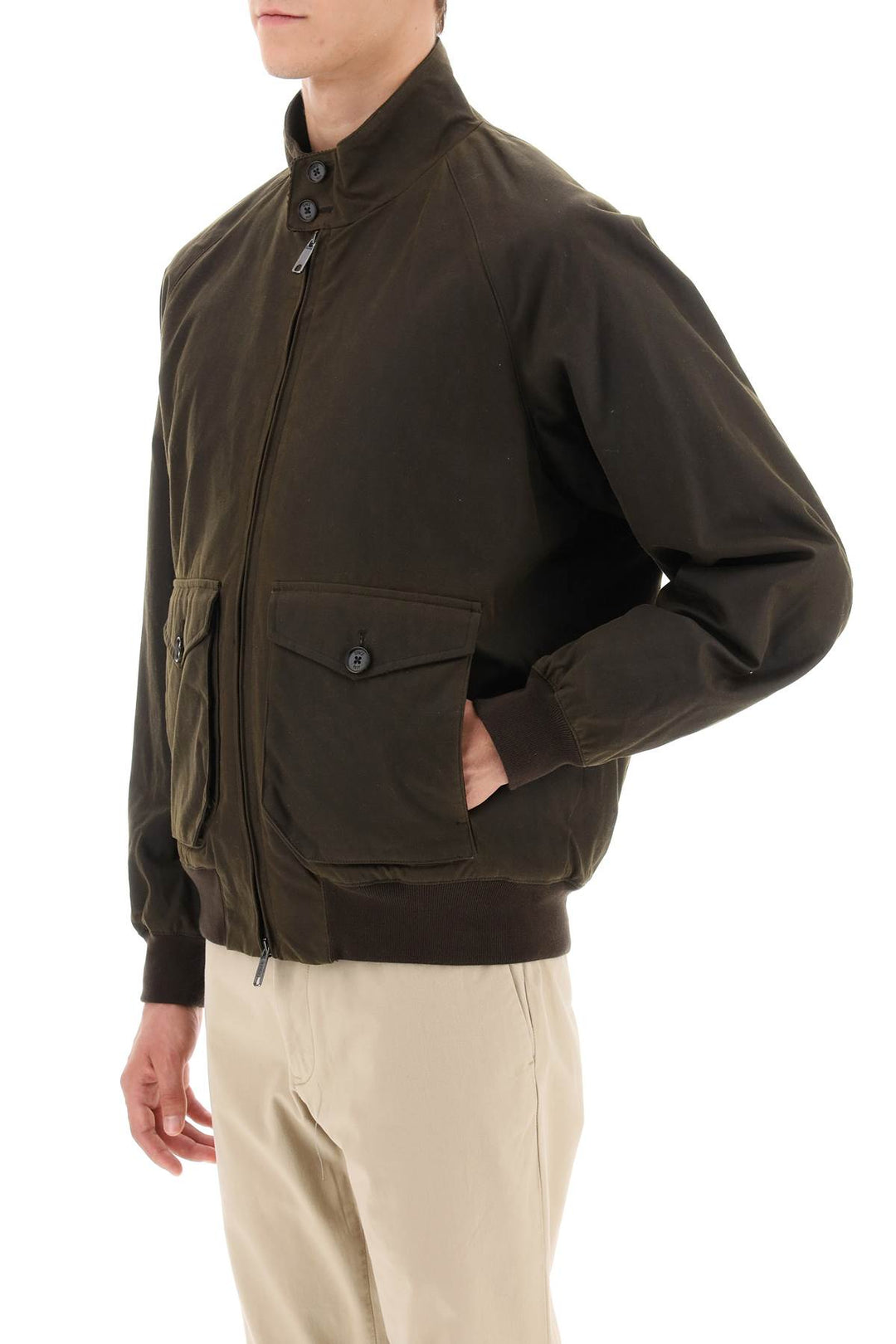 Waxed G9 Harrington Jacket - Baracuta - Men