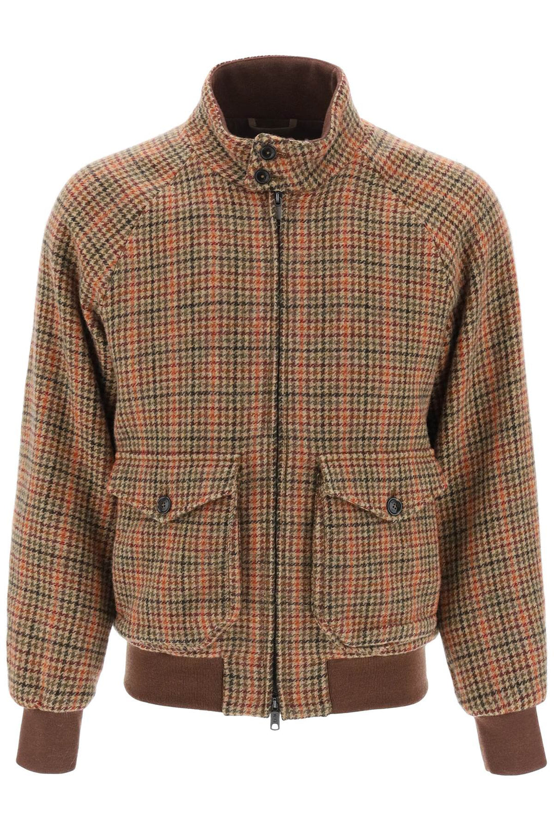 G9 Af Pocket Houndstooth Bomber Jacket - Baracuta - Men