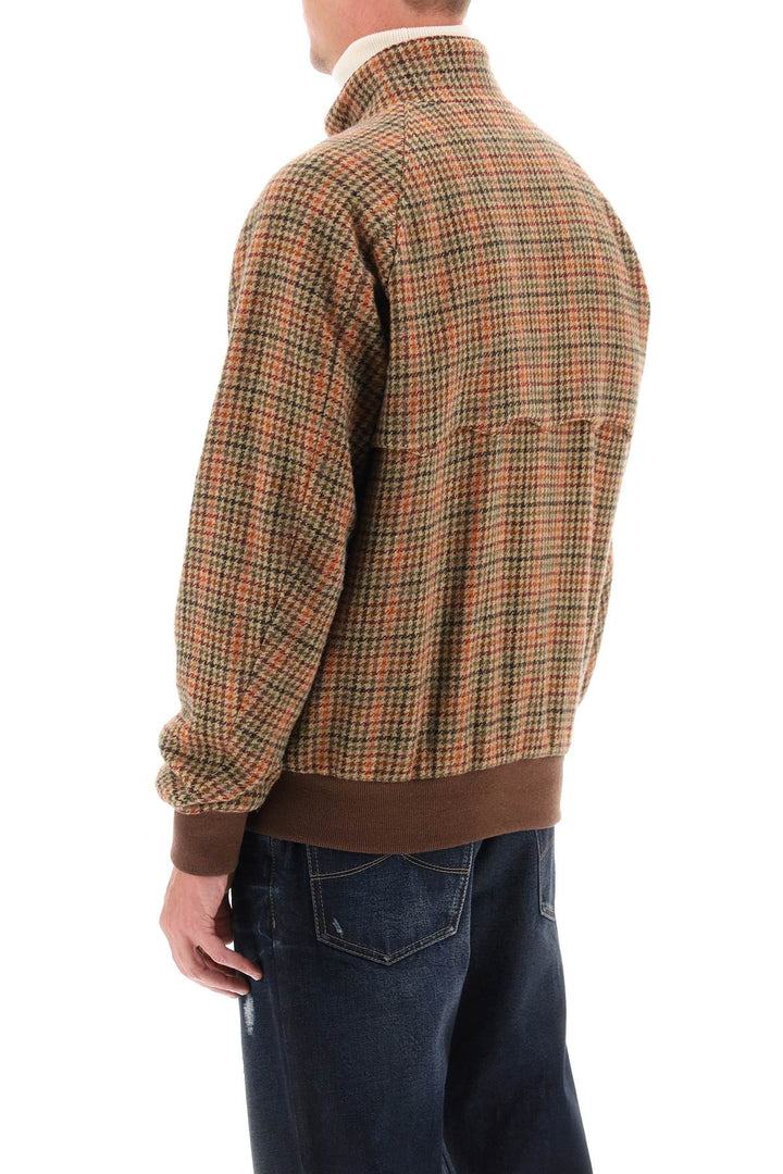 G9 Af Pocket Houndstooth Bomber Jacket - Baracuta - Men