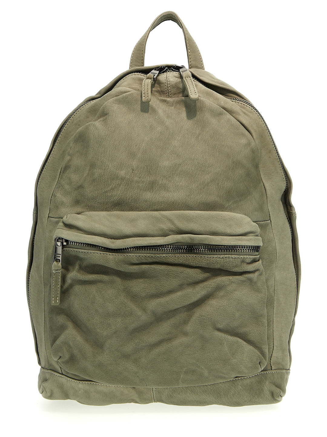 Leather Backpack Backpacks Green