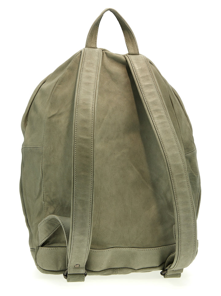 Leather Backpack Backpacks Green