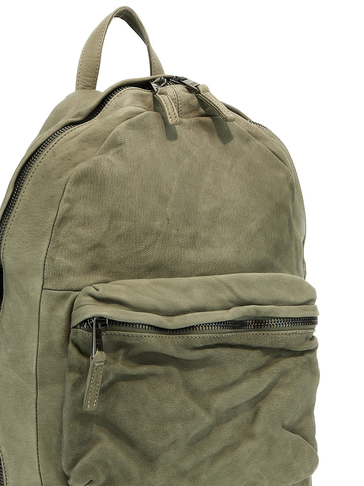 Leather Backpack Backpacks Green