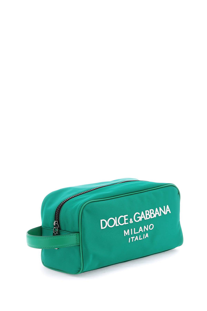 Rubberized Logo Beauty Case - Dolce & Gabbana - Men