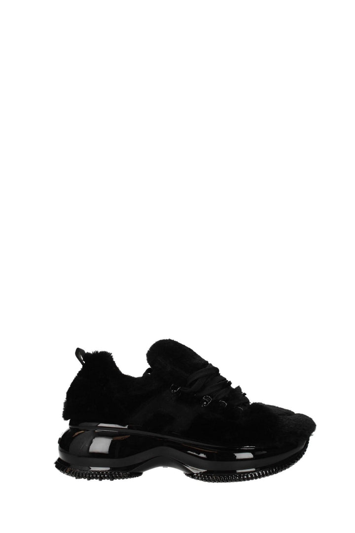 Sneakers Maxi Eco Fur Black