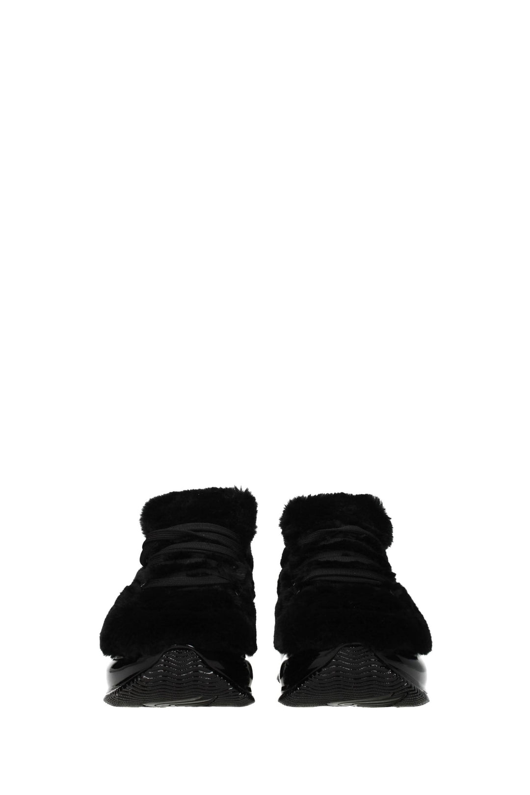 Sneakers Maxi Eco Fur Black