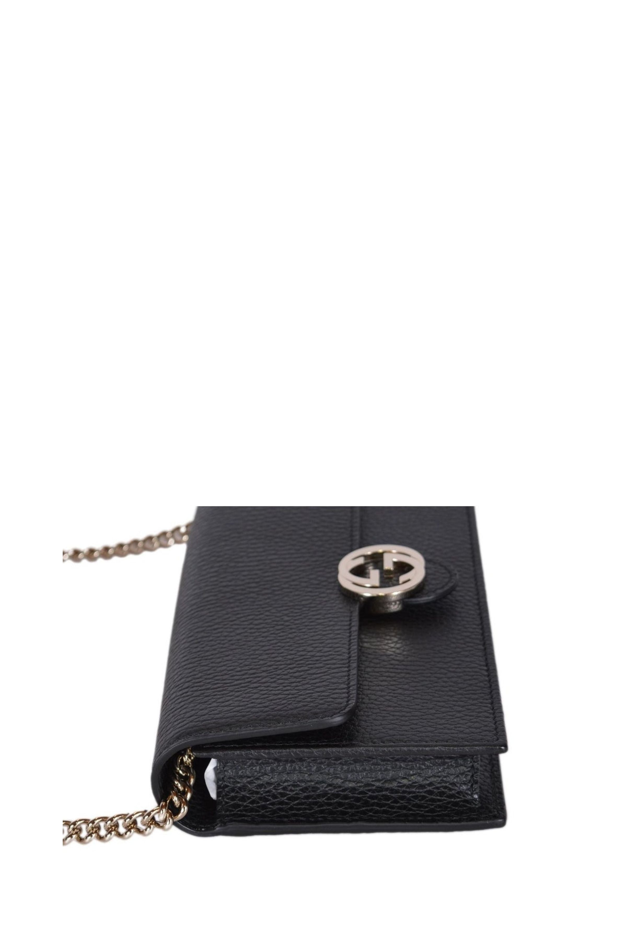 Gucci | Interlocking shoulder bag GG small black leather - Women