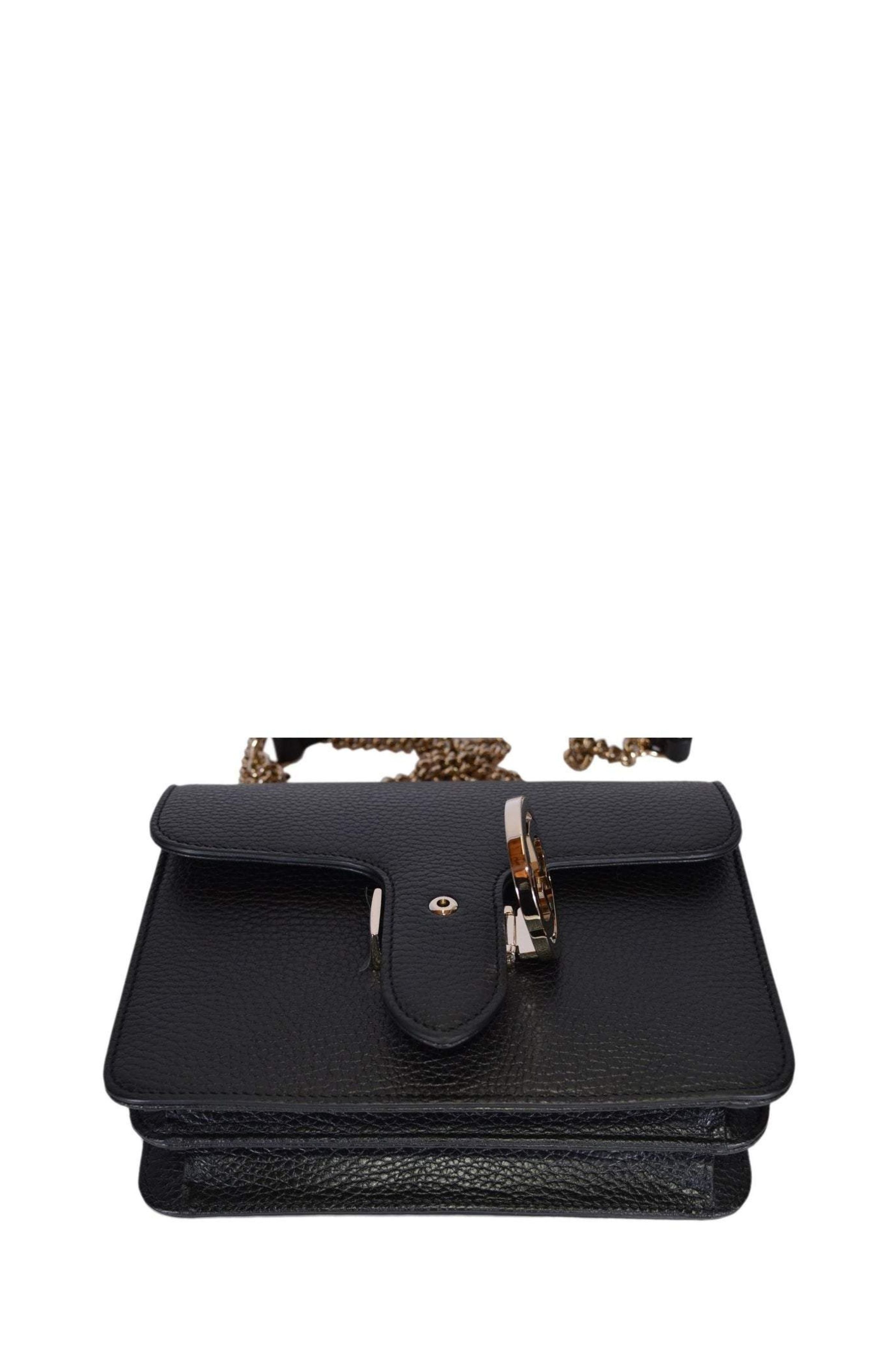 Gucci | Interlocking shoulder bag GG Black leather - Women