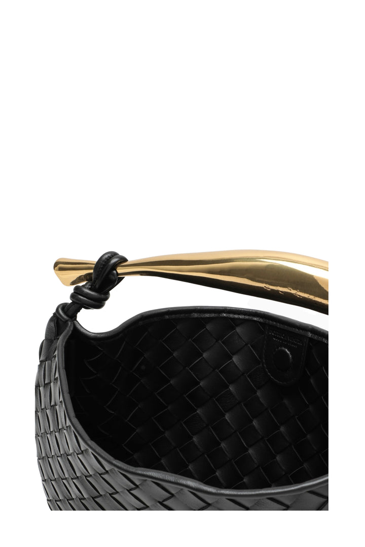 Sardine Bag in Black Braided Leather