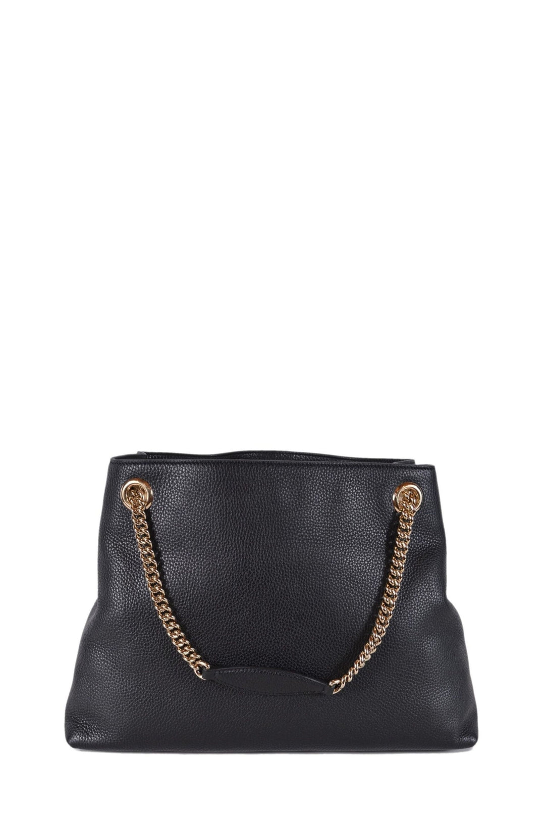 Soho GG shoulder bag in Black Leather