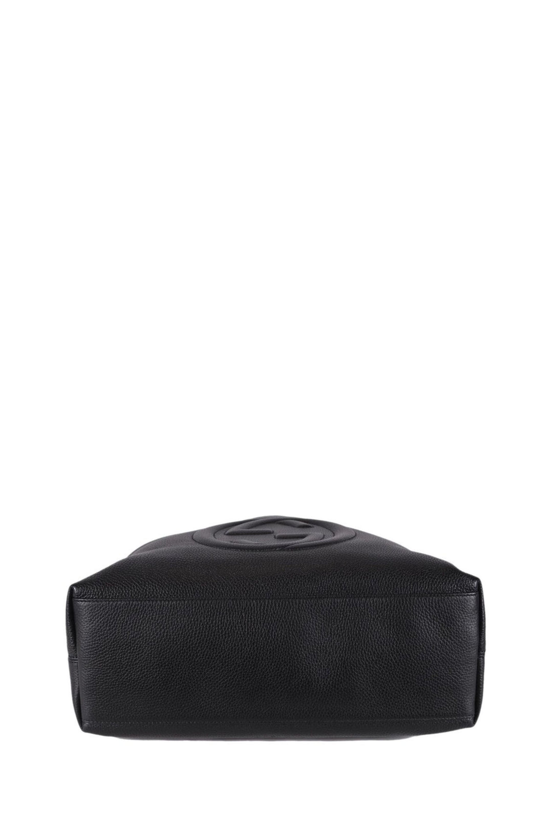 Soho GG shoulder bag in Black Leather