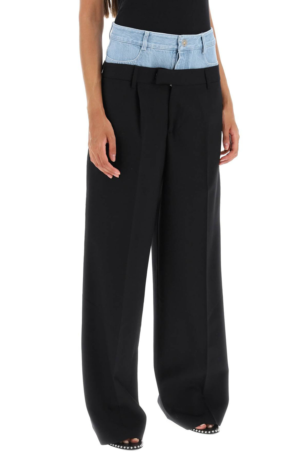 Wide Leg Hybrid Pants - Dion Lee - Women