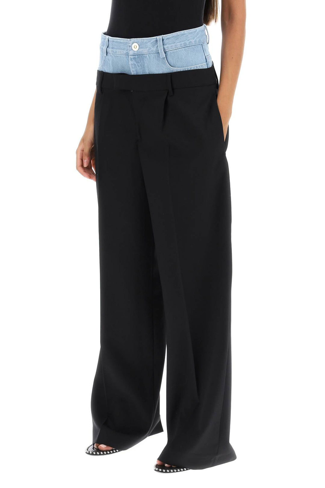 Wide Leg Hybrid Pants - Dion Lee - Women