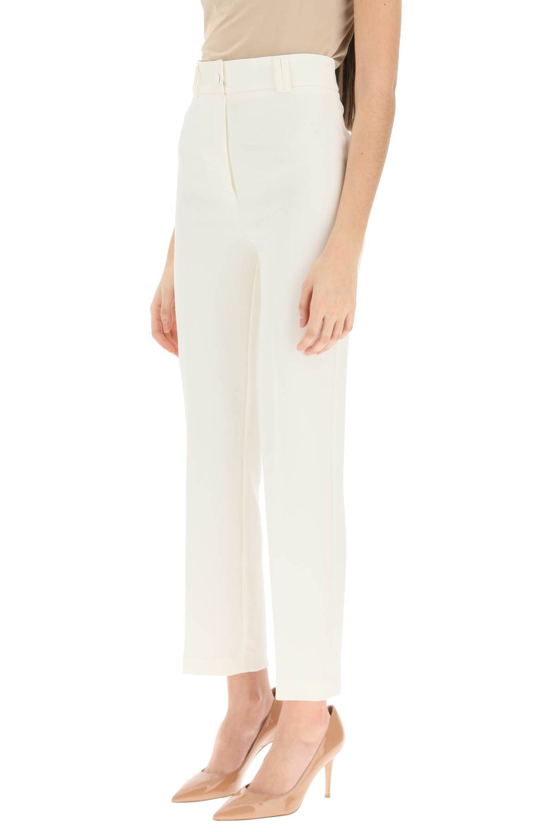 'Loulou' Cady Trousers - Hebe Studio - Women