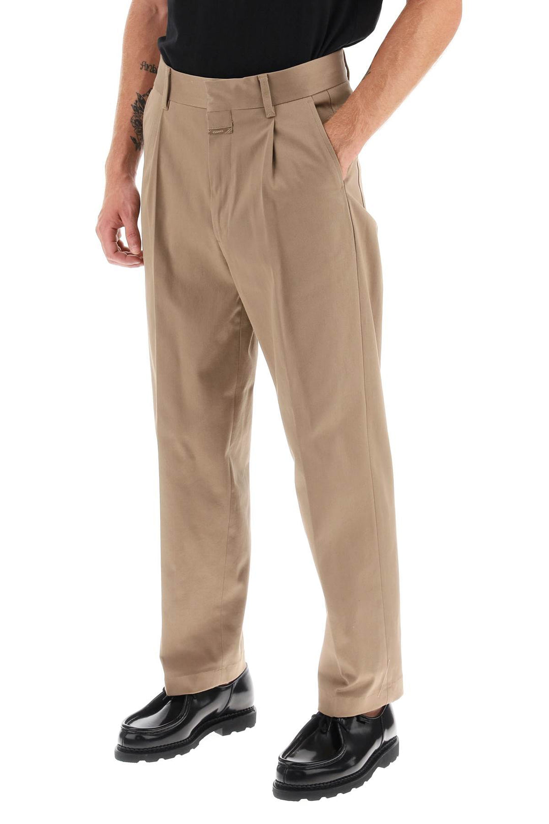 'Blomberg' Loose Pants With Tapered Leg - Closed - Men