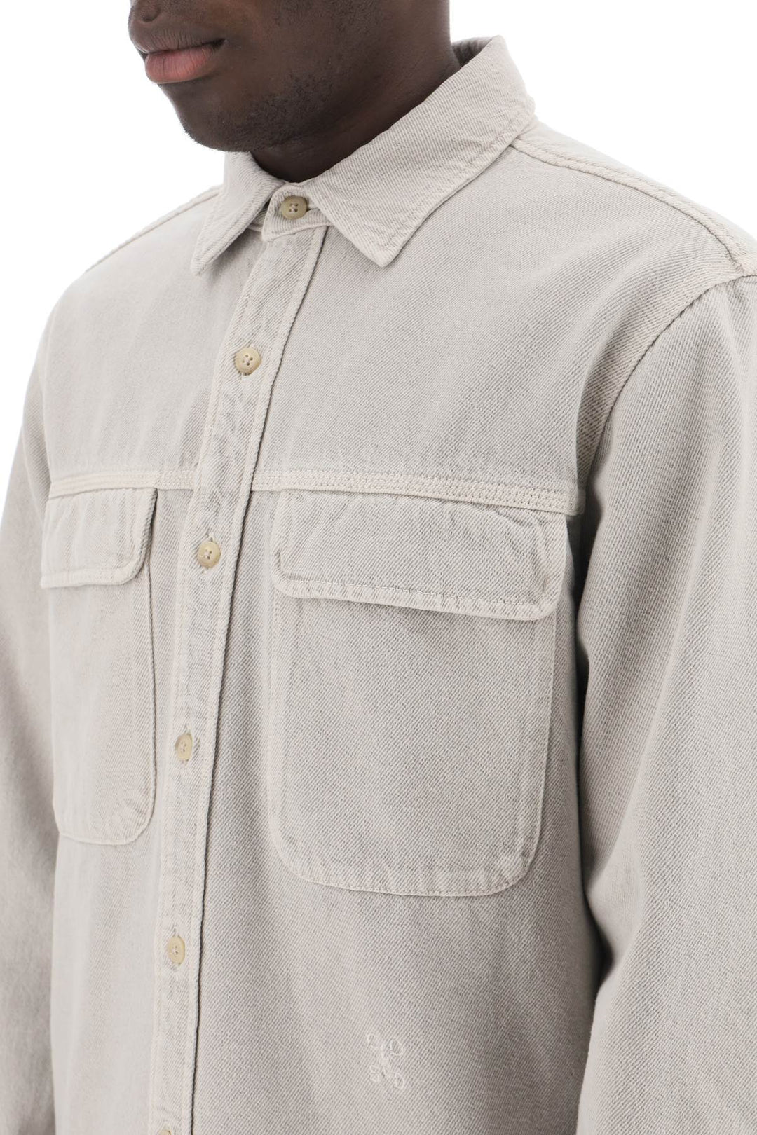 Denim Overshirt - Closed - Men