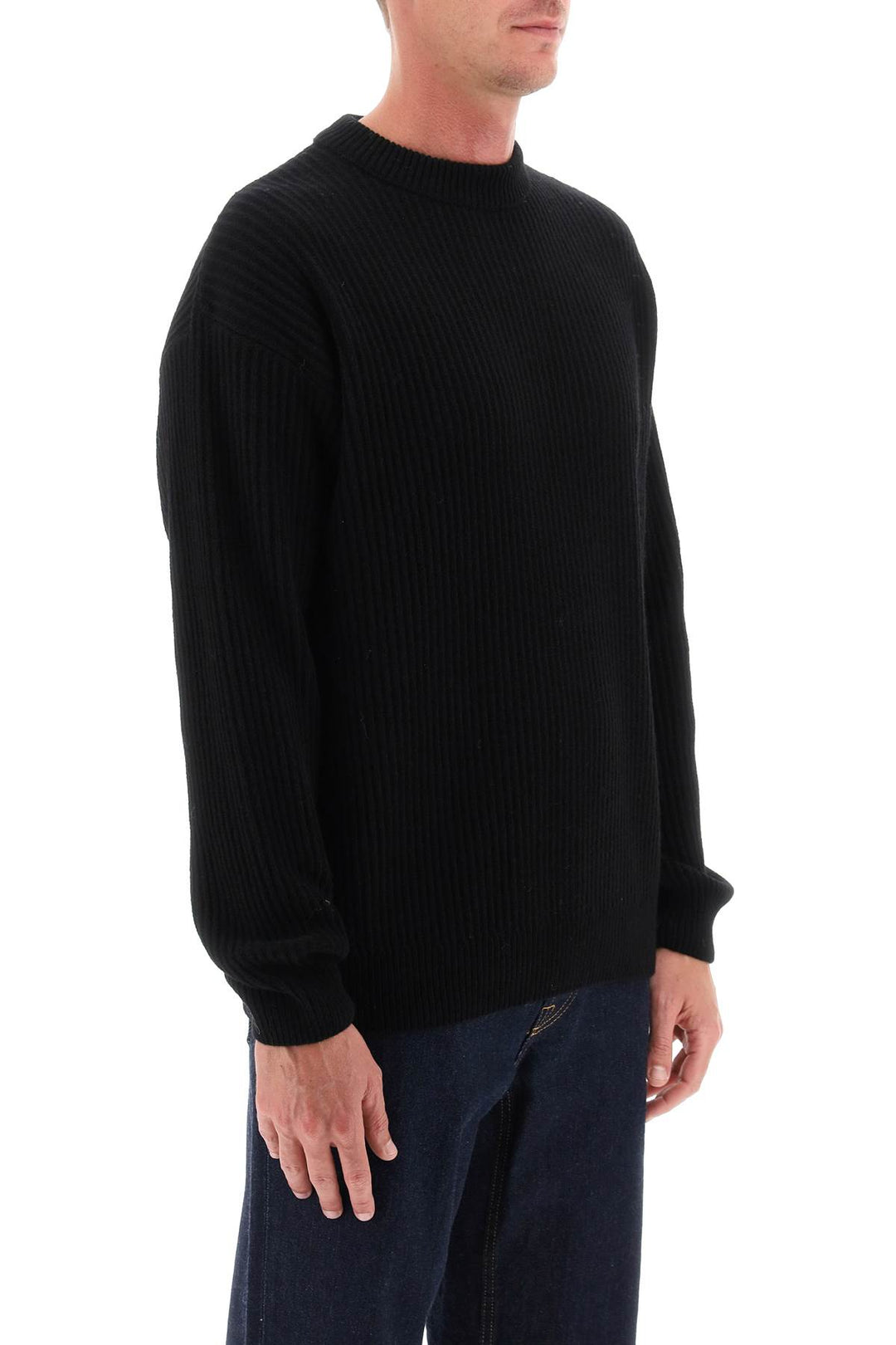 Recycled Wool Sweater - Closed - Men