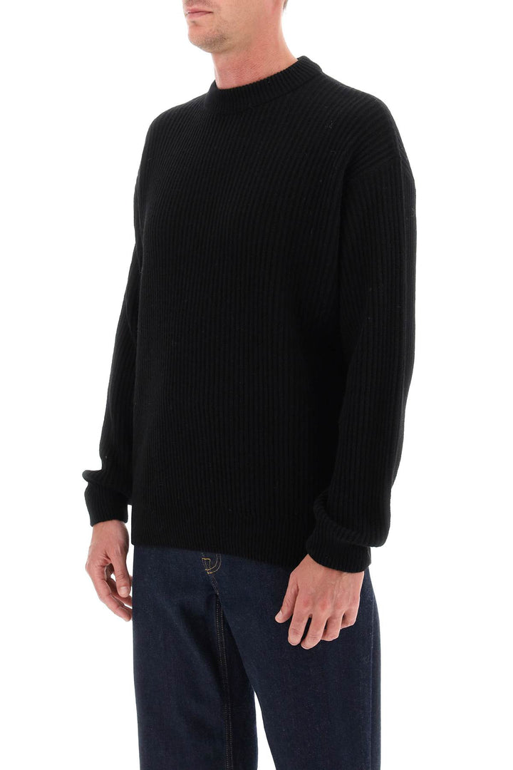 Recycled Wool Sweater - Closed - Men