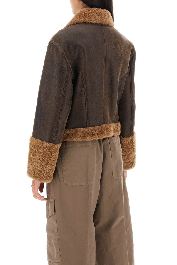 Cropped Shearling Jacket - Closed - Women