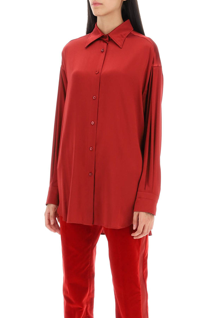 Stretch Silk Satin Shirt - Tom Ford - Women