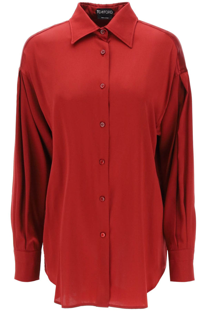 Stretch Silk Satin Shirt - Tom Ford - Women