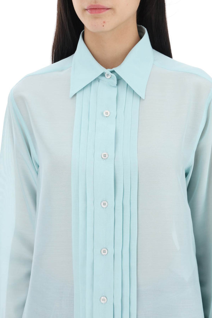 Blusa Semitrasparente In Charmeuse - Tom Ford - Women