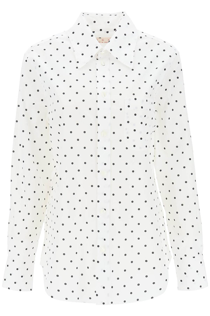 Polka Dot Poplin Shirt - Marni - Women